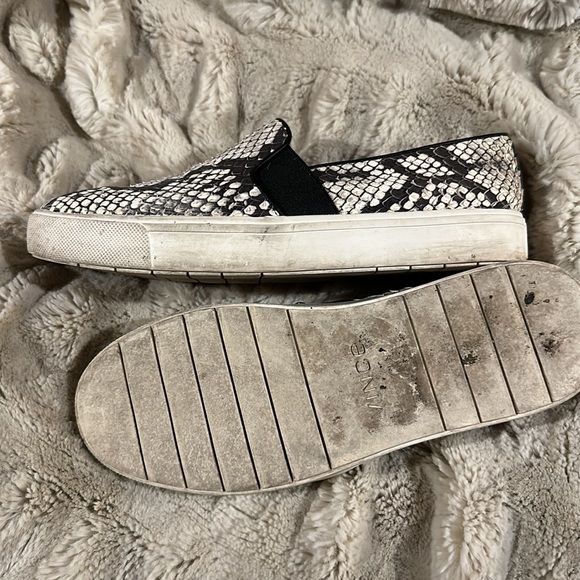 Vince Snake-Effect Leather Blair-5 Sneakers size 8 - Picture 4 of 4